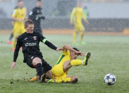 The game moment of the match