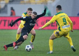 The game moment of the match