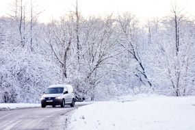 Snow in Lviv