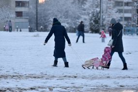 Snow in Lviv