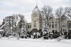 Снег в Чернигове
