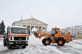 Уборка снега в Чернигове