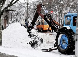 Уборка снега в Чернигове