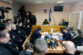 Session of the court in the case of Saakashvili