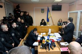 Session of the court in the case of Saakashvili