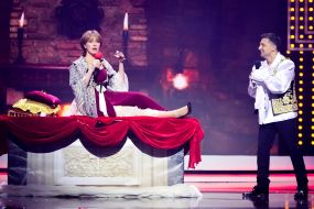 Vladimir Zelensky and Elena Kravets