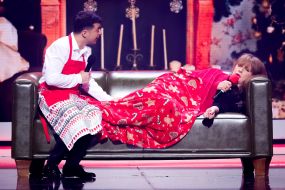 Vladimir Zelensky and Elena Kravets