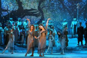 Rehearsal of the "Koli tsvіte paporot"  opera 