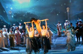 Rehearsal of the "Koli tsvіte paporot"  opera