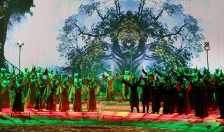 Rehearsal of the "Koli tsvіte paporot"  opera