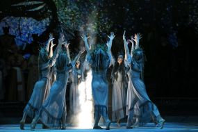 Rehearsal of the "Koli tsvіte paporot"  opera