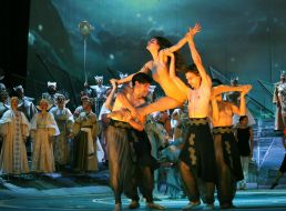 Rehearsal of the "Koli tsvіte paporot"  opera