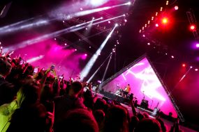 The audience at the LP concert