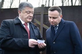 Petro Poroshenko and Andrzej Duda
