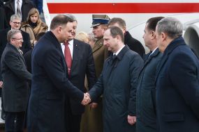 Petro Poroshenko, Andrzej Duda and Igor Rainin
