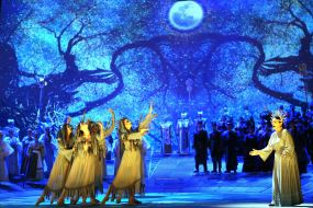 Rehearsal of the "Koli tsvіte paporot"  opera