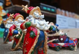 Figures of Santa Claus