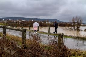 Overflow through the road
