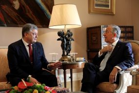 Петро Порошенко та Марсело Ребелу ді Соза