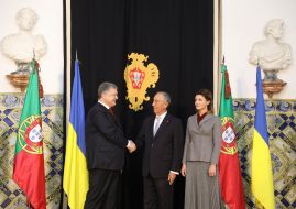 Петро Порошенко, Марина Порошенко, Марсело Ребелу ді Соза