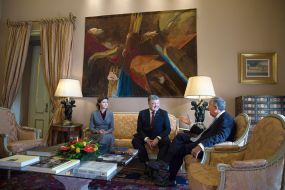 Петро Порошенко, Марина Порошенко, Марсело Ребелу ді Соза