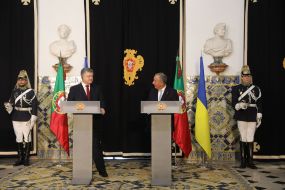 Петро Порошенко та Марсело Ребелу ді Соза