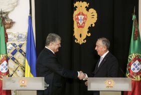 Петро Порошенко та Марсело Ребелу ді Соза