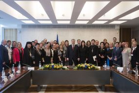 Petro Poroshenko meeting with the Ukrainian community