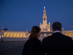 Petro Poroshenko and his wife Marina visited the Fatima Pilgrimage Center