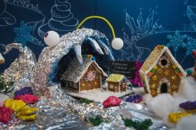 The fifth exhibition of gingerbread houses