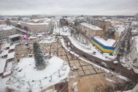 The main Christmas tree of Ukraine