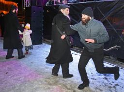 Ignition of the Main Chanukiah of Ukraine in Kiev, December 19, 2017.