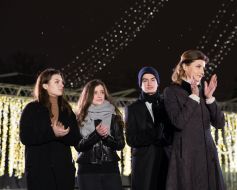 Марина, Александра, Евгения и Михаил Порошенко