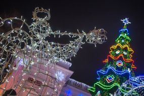 The main tree on Dumskaya square