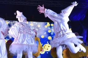 Children in carnival costumes