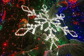 Decoration on Christmas tree