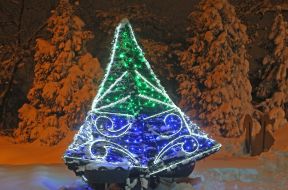 Decoration on Christmas tree