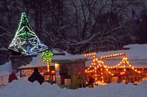 Illumination on a children's attraction