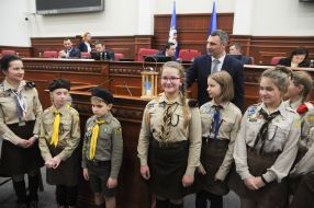 Transfer of the Bethlehem Ogony World Vitali Klitschko