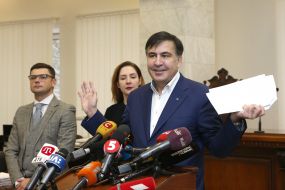 Mikheil Saakashvili, Ruslan Chernolutsky