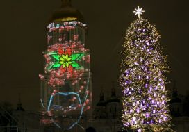 3D-show on Sofia Square