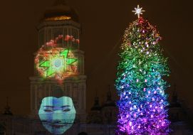 3D-show on Sofia Square