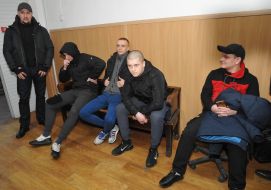 Young people of athletic build