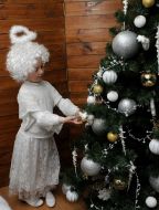 The girl in the costume of an angel