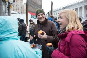 Coffee on Khreshchatyk Action