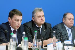 Sergey Zhelevsky, Victor Tararak and Vitaly Treyatyk