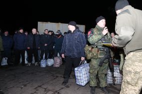 Exchange prisoners in Donbass