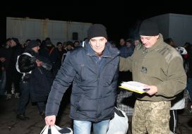 Exchange prisoners in Donbass