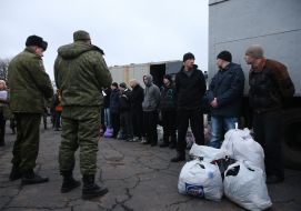 Exchange prisoners in Donbass