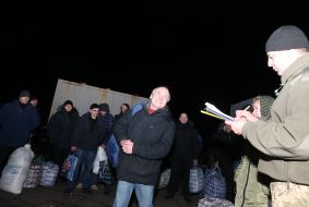 Exchange prisoners in Donbass